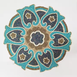 Napperon à perles le plus tendance napperon de table brodé de qualité supérieure protège votre salle à manger des taches de chaleur à un prix abordable - Product Image 1