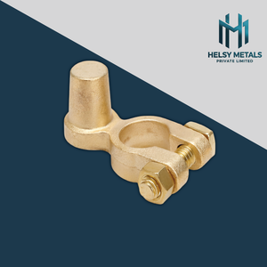 Borne de câble de batterie universelle en laiton, résistante à la corrosion, connecteurs positifs et négatifs pour automobile, marine, industrie - Product Image 2