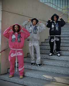 เสื้อมีฮู้ดผ้าฟลีซหนาสำหรับผู้ชายผ้าคอตตอนแบบไม่มีสายขนาดใหญ่พิเศษออกแบบได้ตามต้องการ - Product Image 2