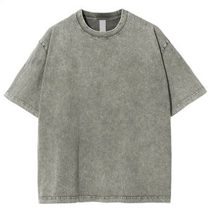 เสื้อยืดสำหรับผู้ชายผ้าฝ้ายบ็อกซี่เฮฟวี่เวทซักได้ - Product Image 5