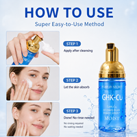Sérum Visage Hydratant et Raffermissant au Peptide de Cuivre GHK-Cu Effet Bulle, Soin de la Peau Repulpant, Marque Privée OEM ODM