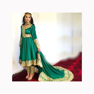 Superb Quality Afghani Kuchi <b>Dresses</b> <b>for</b> <b>Eid</b> Quality Solid Color Embroidery <b>Long</b> Sleeve Afghan Women <b>Dress</b> - Product Image 1