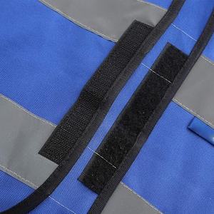 Chaleco de Seguridad Reflectante Azul de Alta Calidad para Construcción, Personalizable con Logotipo, con Luz LED para Tráfico de Construcción - Product Image 4