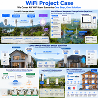 DDP a EE. UU. KuWFi AX3000 2.4G y 5.8G WiFi6 IEEE 802.3af/at 48V PoE Punto de Acceso WiFi Exterior de Largo Alcance para Soluciones de Camping en RV