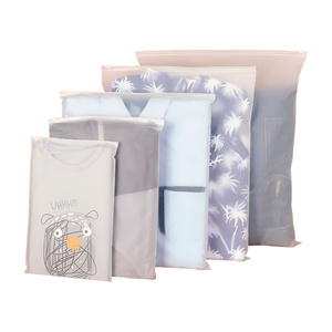 Highly <b>Waterproof</b> Transparent Plastic Zipper Bag Good Choice for <b>Socks</b> Packaging for Shipping Wholesale From Factory - Product Image 1