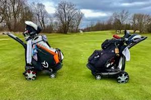 Nouvelle voiturette de golf électrique Stewartees X9 X10 avec télécommande, chariot avec technologie de suivi du leader et fonction de poussée au lithium - Product Image 5