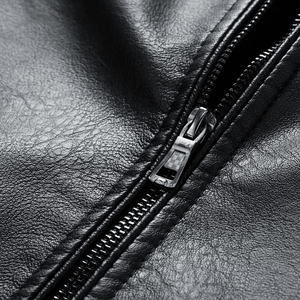 Chaqueta de bicicleta de cuero de alta calidad para hombre Chaqueta de bicicleta ajustada Chaqueta de bicicleta de estilo motociclista Racer - Product Image 5