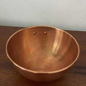 High Quality Copper <b>Bowl</b> <b>Small</b> Metal <b>Dog</b> <b>Bowl</b> New Design Indian Manufacture for Camping Direct Export From India - Product Image 5