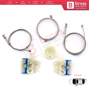 Kit de réparation de lève-vitre avant gauche BWR1087 pour Tiguan MK1 5N 2007-2018 SUV 5 portes 5N0837461 - Product Image 2