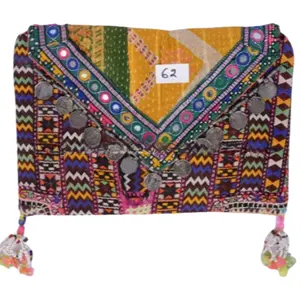 Haute sur demande femmes pochette style bohoméien Boho coton sac disponible au prix de gros de l'Inde
