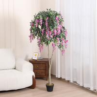 Arbre artificiel de fleurs de cerisier pour la décoration de la maison, des mariages, des fêtes et des jardins, décoration d'arbre de Noël artificiel