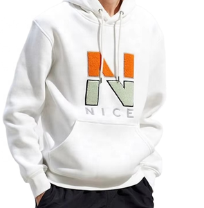 Solid Color Mens Hoodie Custom Oversized Fit Drop Shoulder Cotton Heavyweight Blank Style Men's Hoodies & Sweatshirts - Product Image 1