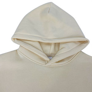 Pull à capuche personnalisé de haute qualité pour hommes vêtements chauds en coton d'hiver avec étiquette personnalisée vente en gros de broderie teinte en plaine - Product Image 1