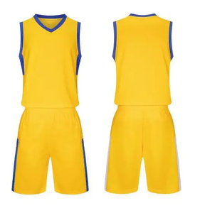 Maillots de basket-ball athlétiques en mesh personnalisés pour hommes, avec nom d'équipe, uniformes de sport d'été, ensemble de maillots vierges - Product Image 4