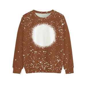 Tie Dye pullover เสื้อฮู้ดหลวม sportwear เสื้อโพลีเอสเตอร์ระเหิดเปล่าสำหรับ DIY ความร้อนพิมพ์ภาพโลโก้ - Product Image 3