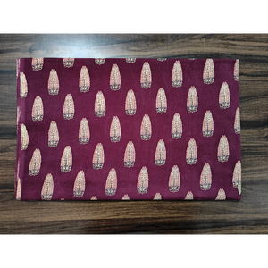 ผ้าพิมพ์ลายด้วยมือสำหรับชุดเดรสผ้าทออินเดีย2024ดีไซน์ทันสมัย - Product Image 3