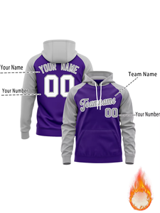 Sweatshirts à capuche d'hiver en coton uni surdimensionnés personnalisés Pullover pour hommes Unisex Bulk Plus Size Men's Hoodies & Sweatshirts - Product Image 6