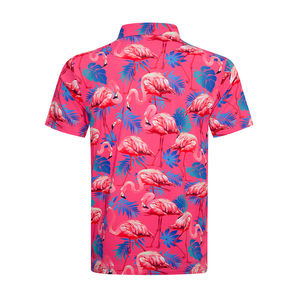 Polos de sublimación razonables a precio razonable con logotipo personalizado, Polo de hombre cómodo y transpirable a precio barato - Product Image 2