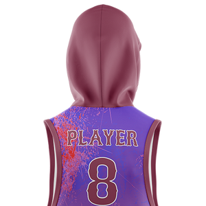 Premium Puff Print <b>Men's</b> Fleece Sublimation <b>Sleeveless</b> <b>Hoodie</b> Luxury Pullover Cotton Custom Printed <b>Sleeveless</b> Hooded for Winter - Product Image 5
