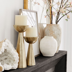 ของตกแต่งงานแต่งงานเหมาะสำหรับบ้านโรงแรมและร้านอาหารของตกแต่งบ้านล่าสุดเชิงเทียนสีทองแบบโบราณ - Product Image 3