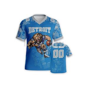 Camiseta de Fútbol Americano FUSE Limitada Cosida para Hombre, Números 97 Aidan Hutchinson, 14 St.Brown, 16 Jared Goff, 26 Jahmyr Gibbs, 87 Sam LaPorta - Product Image 3