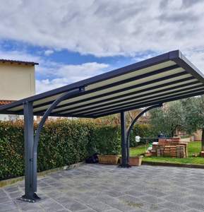 Structure de pergola et abri de voiture polyvalente en acier, conception personnalisée CE, pour usage résidentiel et commercial, à vendre en Europe et aux États-Unis - Product Image 6