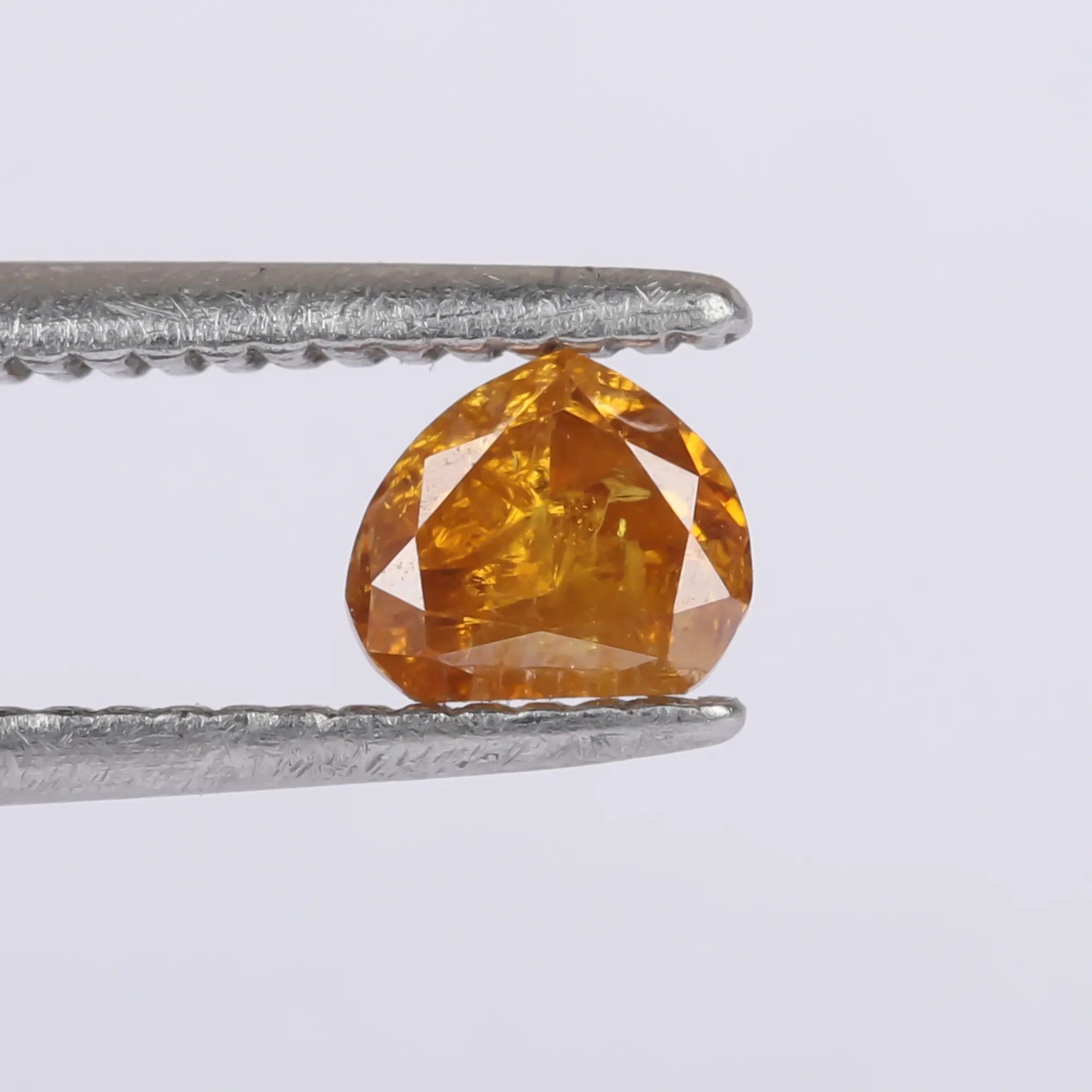 0.29 CT ưa thích lỏng tự nhiên Kim Cương Lê cắt ưa thích màu nâu sẫm si cắt tuyệt vời