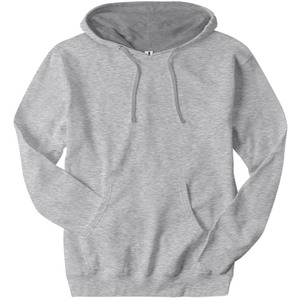 Sudadera con capucha gris Sudadera con capucha en blanco liso Jersey unisex sólido Unisex Premium Jerzees 996 Sudaderas con capucha para hombre 50/50 - Product Image 1