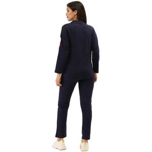 Logo de transfert de chaleur desigm Ladies High Street Wear Survêtements Joggers Costumes Ensemble Survêtements Femmes 2 Pièces Ensemble - Product Image 1