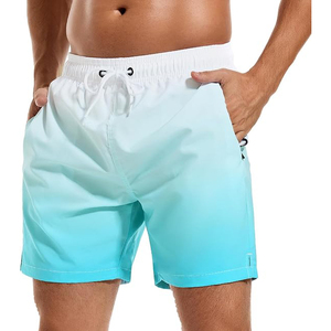 Pantalones cortos de playa para hombre con dos bolsillos laterales personalizados con 100% poliéster 240 GSM con pantalones cortos de playa para hombre de alta calidad y de primera calidad - Product Image 4