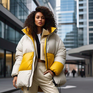 Chaqueta de abrigo largo para mujer, diseño de moda, chaqueta acolchada Súper Larga, abrigo de invierno holgado para mujer - Product Image 3