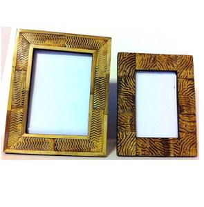 100% cadre photo en corne écologique naturel fait à la main Style d'amour artisanat décoratif en os fabriqué à la main avec des matériaux 100% naturels - Product Image 2