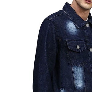 Meilleure veste en jean pour hommes veste en jean tendance délavée pour l'hiver vente en gros de haute qualité Streetwear Unique Hip Hop - Product Image 4