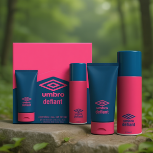 Umbro Defiant Travel Skin Care Gift <b>Set</b> Includes Deodorant <b>Spray</b> & Shower Gel - Product Image 3