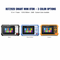 Mini OTDR intelligent portable avec écran tactile de 4,3 pouces, 1310 1550 1610 1625 nm, 24 dB, connecteur FC UPC pour test de fibre optique