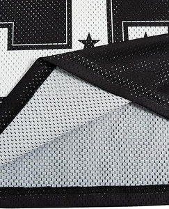 Malla Boxy Fit Jersey logotipo personalizado moda hombres deportes Jersey fabricante de gran tamaño recortado personalizado Boxy Fit malla fútbol Jersey - Product Image 4