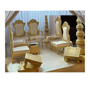 Comprar sillas Vidhi Mandap de boda a precios de fábrica Silla Mandap de boda del sur de la India Juego de sillas Mandap Vidhi de Boda contemporánea - Product Image 2