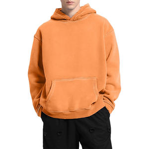 Ropa de calle para hombre y mujer, Sudadera con capucha lavada con ácido, estampado personalizado y bordado, diseño de hombro caído de algodón de alta calidad - Product Image 6