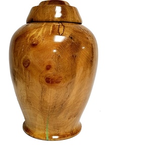 Highest Quality Funeral Accessories Wooden Wooden Urns Wholesale Funeral Cremation Token Urns Made in India 2026 - Product Image 1