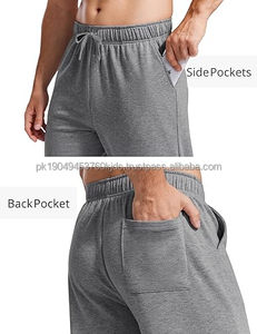 กางเกงวอร์มขายาวทรงหลวมสำหรับผู้ชาย ผ้าฟลีซน้ำหนักเบา กันน้ำ เป็นมิตรกับสิ่งแวดล้อม เหมาะสำหรับฤดูหนาว มีกระเป๋าและเชือกผูกเอว - Product Image 4