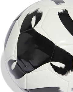 Ballon de football unisexe taille 5 adulte blanc noir entraînement de football en cuir PVC avec panneaux cousus à la machine en TPU - Product Image 3