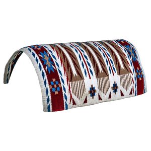 Couverture de selle occidentale personnalisée de qualité supérieure coussin d'équitation en laine couverture équestre Durable à la main produit chaud inde - Product Image 4