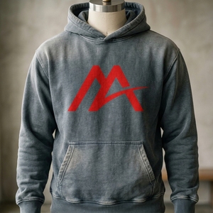 <b>Men's</b> <b>Grey</b> Graphic Pullover Hoodie <b>Fleece</b> Sweatshirt Streetwear Fashion Casual Hooded Top Custom Wholesale OEM ODM Apparel Heavy - Product Image 6