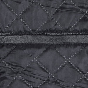 Chaquetas con mangas de cuero de talla grande para hombre, venta al por mayor, chaqueta con letras lisas con logotipo personalizado en blanco para hombre - Product Image 6