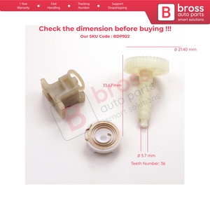 Juego de Reparación de Resorte de Engranaje del Motor de Cierre de Maletero Trasero BDP922 1T0827505 para - Product Image 6