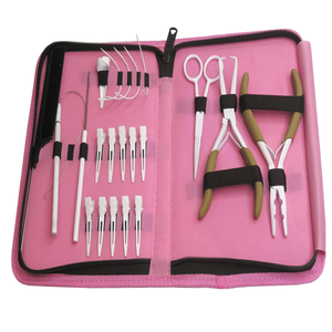 Professional Micro-Link <b>Hair</b> Extension Kit Stainless-Steel Pliers Tape <b>Hair</b> Extensions Tools Salon Accessory <b>Hair</b> Extension Kit - Product Image 3