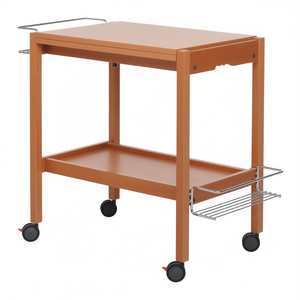 Carrito de Alimentos Foppapedretti NEWTON Walnut, Carrito de Almacenamiento Elegante para Uso en la Cocina, Recién Llegado - Product Image 2