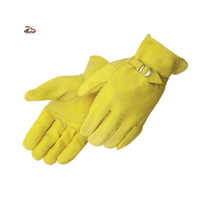 Guantes de cuero de dedo completo Vintage de alta calidad, Guantes Térmicos de invierno, capacidad de pantalla táctil para conducir ciclismo informal - Product Image 2