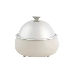 Esmalte Hotpot Forma redonda Hotel Ware Calentador de alimentos Estilo árabe de diseñador Minimalista Hot Pot - Product Image 5