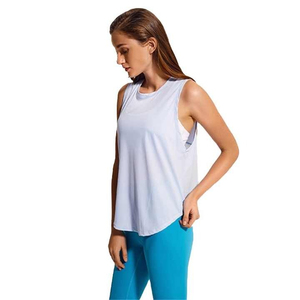 เสื้อกล้ามคอตตอนสีเรียบสำหรับผู้หญิงเสื้อกล้ามลำลองแขนกุดสำหรับฤดูร้อน - Product Image 3